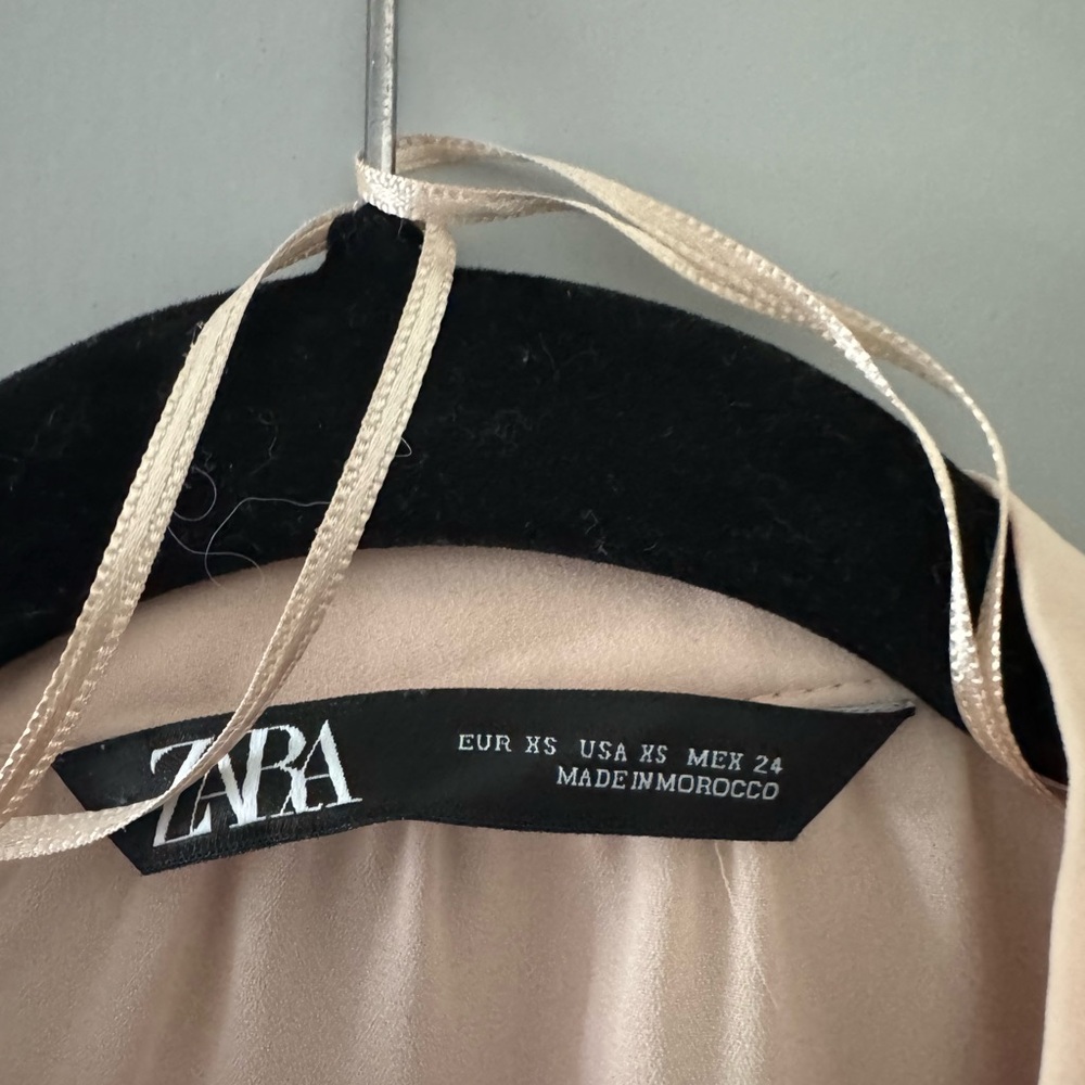 Zara Blush Ruffled Blouse - Picture 5 of 8